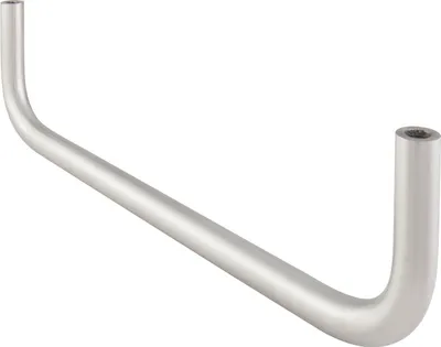 Produktbild von Garderobenhängebügel Nora U-Form, Lochabstand 240 mm, Breite 252, Edelstahl geb.