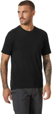 Obrázek produktu pro Helly Hansen Durawool Short Sleeve Baselayer Black L Pánské Black L