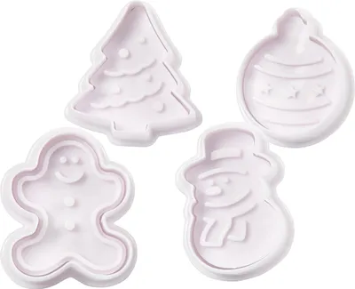 Produktbild von Creativ Company, die Formen mit Stamp Christmas, 4st, hervorsteht.