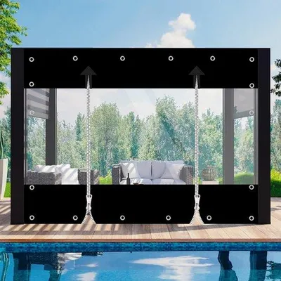 Produktbild von PVC Plane mit Ösen - Wasserdicht und Reißfest für Garten und Außenbereich