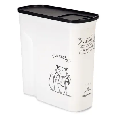 Produktbild von Curver Tierfutterbehälter Dinner is Served Katze 6 L