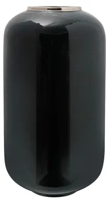 Immagine prodotto di Vaso decorativo Art Deco 275 in ferro verde scuro e argento