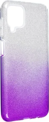 Produktbild von König Design Hülle kompatibel mit Samsung Galaxy A12 Kunststoff Soft Handyhülle - Handy Case Violett