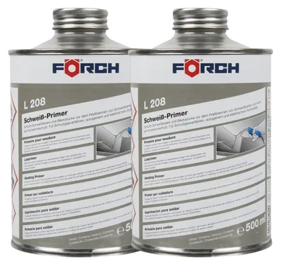 Produktbild von 2x Förch L208 Schweißprimer Schweiß-Primer Rostschutz Korrosionsschutz 500ml