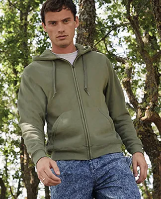 Produktbild von Fruit Of The Loom Herren Kapuzenjacke BC1369 (S) (Grau meliert)