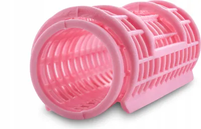 Produktbild von Ponik's Kunststoff Lockenwickler, Haar-Roller-Set, selbstgreifend, 28 mm, 6 Stk, Rosa