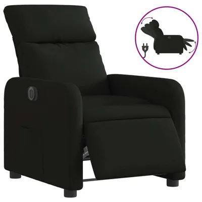 Obrázok produktu pre vidaXL Recliner Electric Black Fabric