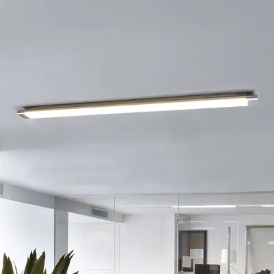 Produktbild von Lindby Modern Modernes LED Panel 120 cm inkl. LED - Vinca / Innenbeleuchtung / Wohnzimmerlampe / Schlafzimmer / Küche Kunststoff /Aluminium Länglich / (nicht austauschbare) LED Max. 1 x 36 Watt