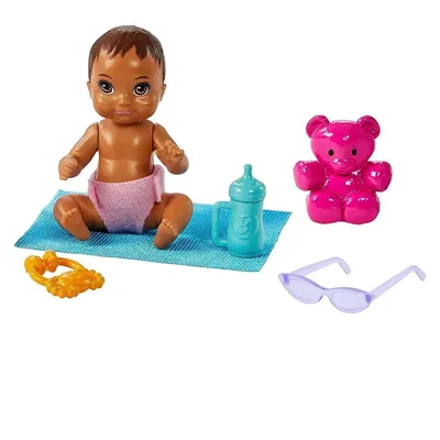 Produktbild von Mattel HHB68 - Barbie - Skippers INC - Spielset, Puppen mit Zubehör, Babysitter