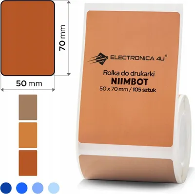 Image de Étiquettes autocollantes thermiques Niimbot B1 B4 B21 B3S B31 50x70