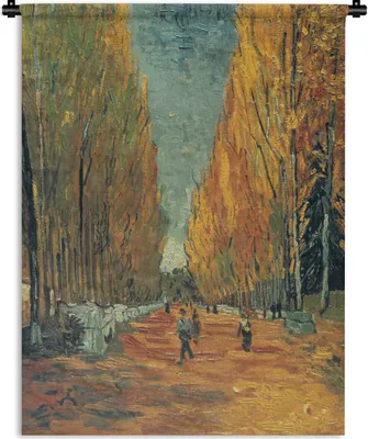 Produktbild von MuchoWow® Wandteppich Wandbehang Elysische Felder - Vincent van Gogh 150x200 cm Tapisserie Dekoration Wandtuch - Wandaufhängung - Moderner