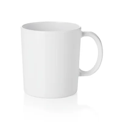 Zdjęcie produktu dla Kubek kempingowy SUMMER - melamina - 350ml - D: 8,5cm - H: 9,5cm - biały