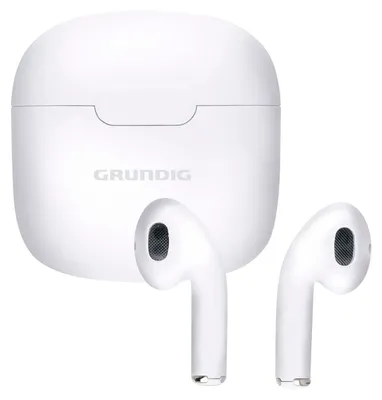 Image de Grundig Bluetooth Headphones - In Ear Earbuds 200 mAh - Ecouteurs avec 3 heures d'autonomie - Casque sans fil pour téléphoner les mains libres - Etui de chargement USBC inclus