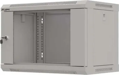 Obrázok produktu pre Lanberg WF03-5306-10S, Nástenný regál, 6U, 60 kg, Zámok, Koľajnice racku, 11,3 kg