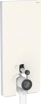 Produktbild von Geberit Monolith PLUS Sanitärmodul für Stand-WC, 114cm, Wasseranschluss hinten mittig, mit Anschlussbogen, 131.233.JL.7