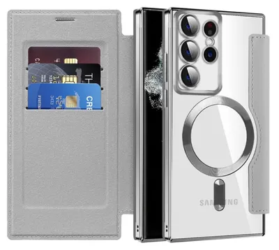 Obrázok produktu pre Techsuit - SmartMag Book puzdro na Samsung Galaxy S22 Ultra 5G - sivé