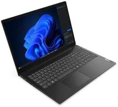 Immagine prodotto di Lenovo V15 G5, modello per l'Irlanda, processore Intel Core 5 210H, 8GB di RAM DDR5, SSD da 512GB, grafica Intel, schermo da 15,6" FHD opaco, sistema operativo Windows 11 Pro, colore nero