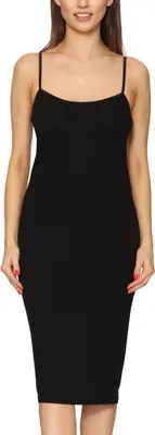 Produktbild von Merry Style Damen Unterkleid Unterrock verstellbare Träger MS10-402 (Schwarz, S)