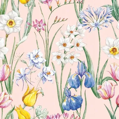 Immagine prodotto di Tovaglioli primavera FIORI COLORATI 33x33cm 20pz.