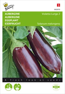 Artikelbild 2 von 'Eierfrucht Violetta Lunga 2' aus der Kategorie Auberginensamen
