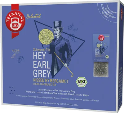 Immagine prodotto di Teiera biologica Hey Earl Grey Luxury Bag 20 sacchetti