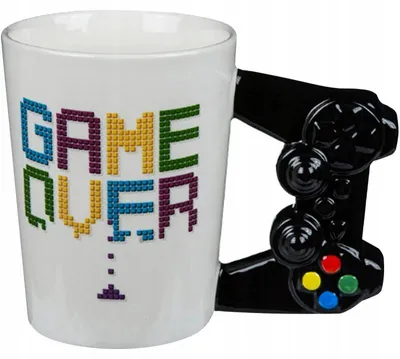 Produktbild von Dunmoon 22017 GAME OVER-Becher für Gamer, 350 ml