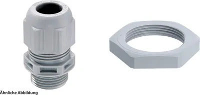 Produktbild von WISKA Verschraubung niedrige Temperatur mit Gegenmutter M32x1,5 lang Polyamid (PA) Gewindelänge 15,0mm - 1 Stück