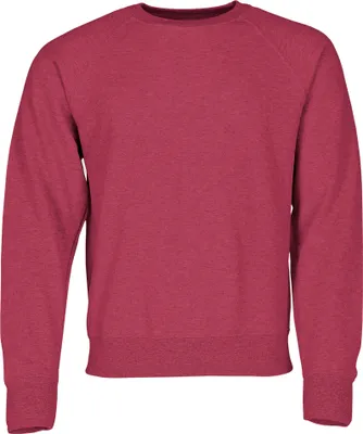 Produktbild von Classic Raglan Sweat ,Farbe: vintage rot meliert + GRATIS MyShirt Stoffbeutel ,Größe: M