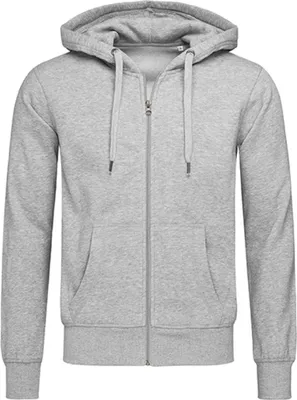 Immagine prodotto di Stedman ST5610 | Felpa attiva / Felpa unisex con cappuccio | OEKO-TEX 100 | WRAP - Colore: Grigio Heather - Taglia: M