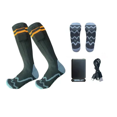 Produktbild von Beheizte Socken,Wiederaufladbare beheizte Socken, 5000mAh extra große Batterie,4 Heizstufen,große Heizfläche