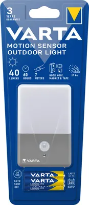 Zdjęcie produktu dla Varta Motion Sensor Outdoor Light inkl. 3xAAA 16634 101 421