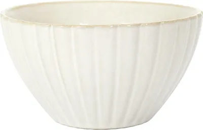 Produktbild von HowHomely | Suppenschüssel - Salatschüssel - 14,5 cm - Beige - Servierschüssel - mit Prägung