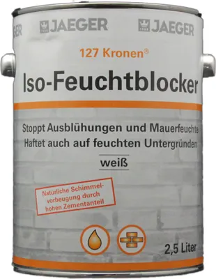 Produktbild von Jaeger 127 Kronen Iso-Feuchtblocker 2,5L weiss