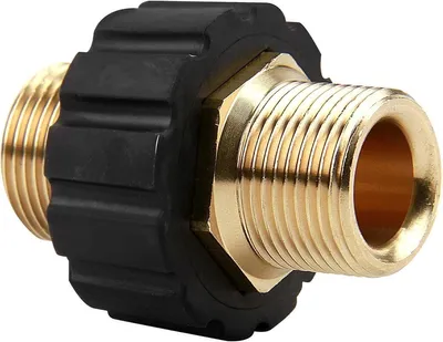 Schneller Trennadapter M22 x 1.5 für Hochdruckreiniger, Messingkupplung mit 14mm Innendurchmesser - Robust und Langlebig