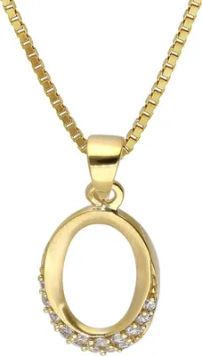 trendor 41551 Damen Schmuck-Anhänger Gold 333 mit Goldplattierter Silberkette 1
