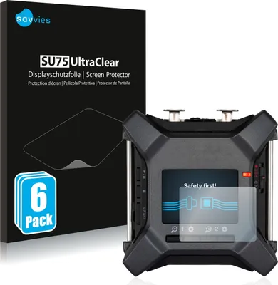 Produktbild von 6x Für Zoom F3 field recorder Schutzfolie Savvies Displayschutz Display Schutz Folie Klar Transparent