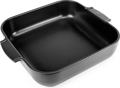 Produktbild von PEUGEOT Keramik Auflaufform APOLLIA 36cm Quadratisch Satin-Schwarz Backofen