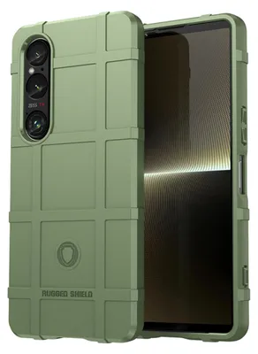 Produktbild von MobyDefend Hülle für Sony Xperia 1 VI - Rugged Shield Schutzhülle - Grün