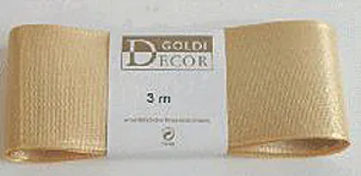 Produktbild von Goldina® 1445040151003 Basic Taftband - 40 mm x 3 m, gold
