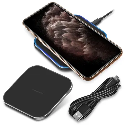 Produktbild von Induktives Schnell Ladegerät Apple iPhone 11 Pro Max QI Wireless Laden Kabellos