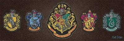Immagine prodotto di Poster con gli stemmi di Harry Potter, 91,5 x 30,5 cm