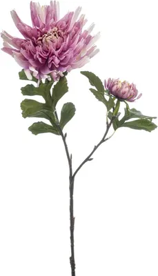 Produktbild von artplants.de Kunst Zweig Dahlie KALGER, lila, 75cm - Künstlicher Dahlienzweig