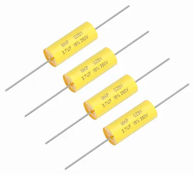 Frequenzweichen-Kondensator 2,7 µF 250 V axial, 4 Stück