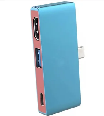 Productafbeelding van 3-in-1 Dockingstationadapter, USB 3.0, PD 100W, HDMI 4K, geschikt voor Switch en MacBook