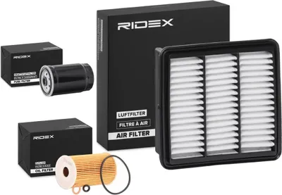 Produktbild von RIDEX Filterset Inspektionspaket Filtersatz für HYUNDAI i30 (FD) i30 (GD) i30 CW (FD)