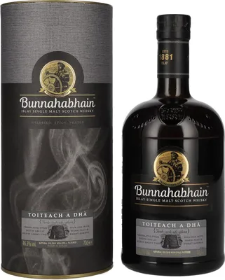 Produktbild von Bunnahabhain Toiteach a Dha + Box 700ml 46,3% Vol.