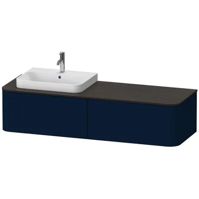 Produktbild von DURAVIT HP4944L9898 WTU HappyD2+ wandh.,354x1600x550mm