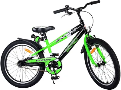 Produktbild von TPFSports Sportivo Kinderfahrrad - Jungen - 20 Zoll - Rücktritt + Handbremse - Grün
