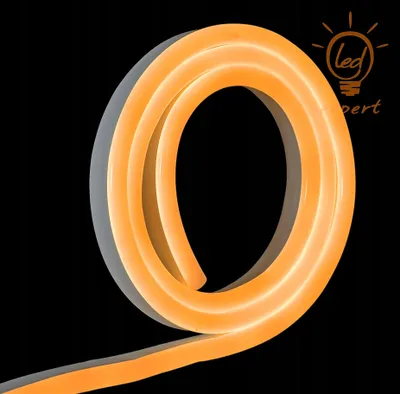 Produktbild von Led Expert LED Neon Schlauch 24V IP67 Orange 15x25mm
