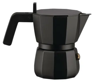 Zdjęcie produktu dla Alessi Moka - Ekspres do espresso 1 filiżanka, czarny
